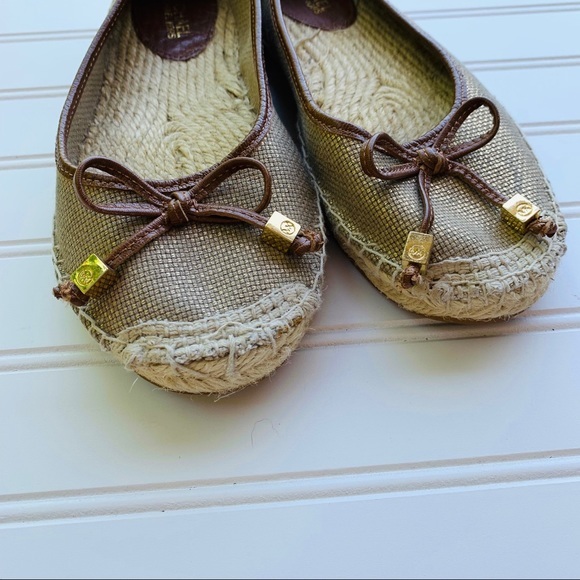 Michael Kors 8 Espadrille Ballet Flats - Picture 2 of 5
